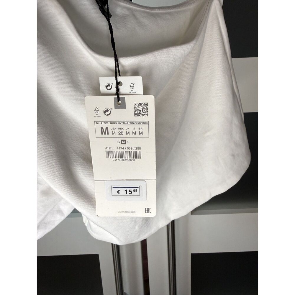 Zara one shoulder ruffle crop top - Picture 6 of 6